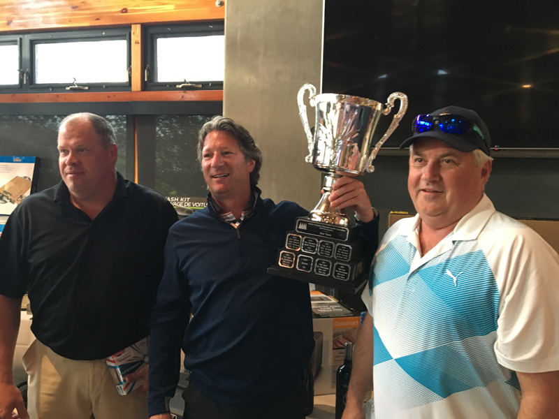 Tournament Winners - from left to right, Mike Jones, Kip Fotheringham, Brian Barnard, and Matt Beymer (not pictured)